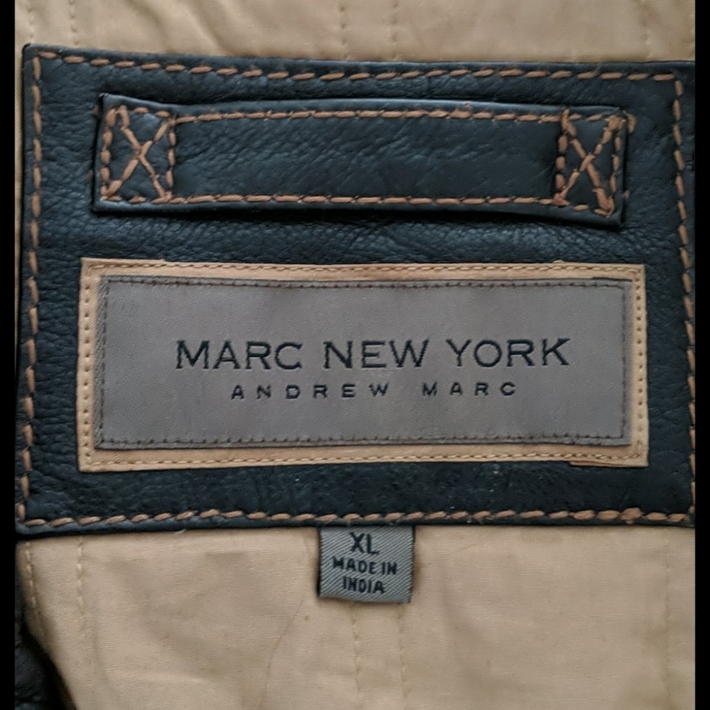MARC NEW YORK men's leather jacket